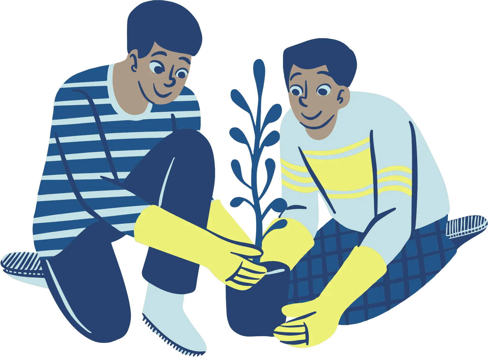 Icon of planning a tree. 