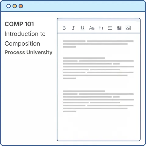 Process Feedback for Google Docs interface